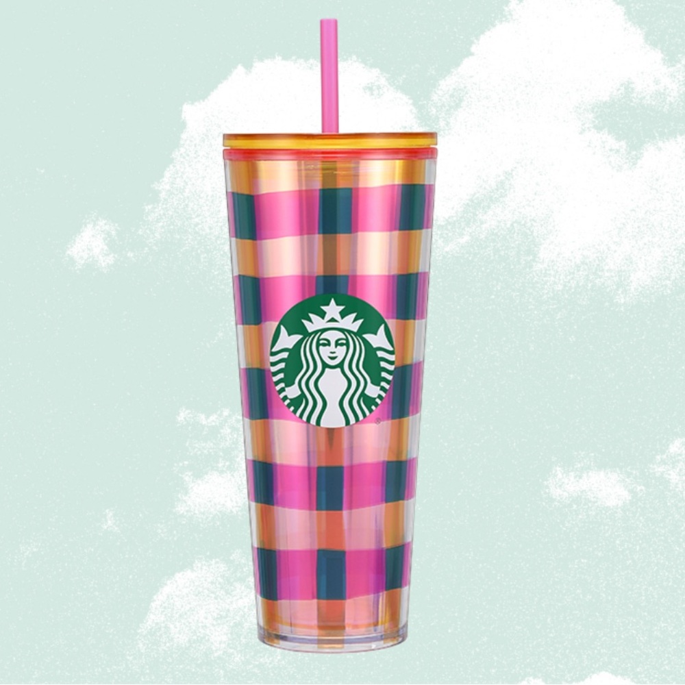 Starbucks Checkered Cold Cup (24 oz)